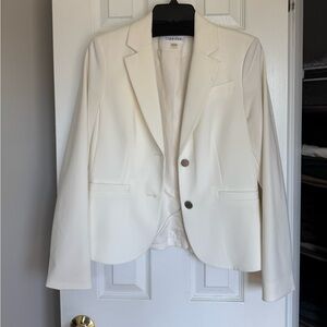 White Calvin Klein Blazer